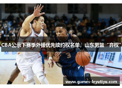 CBA公示下赛季外援优先续约权名单，山东男篮“弃权”